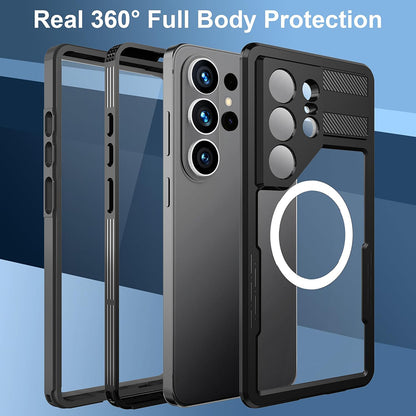 Θήκη Waterproof για Samsung Galaxy S26 Ultra, ShellBox, Μαύρη