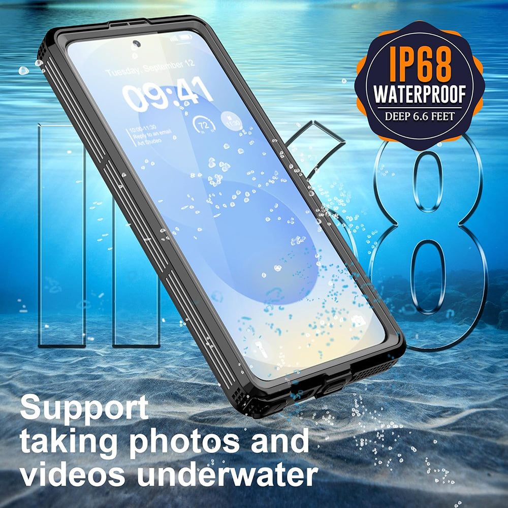 Θήκη Waterproof για Samsung Galaxy S26 Ultra, ShellBox, Μαύρη