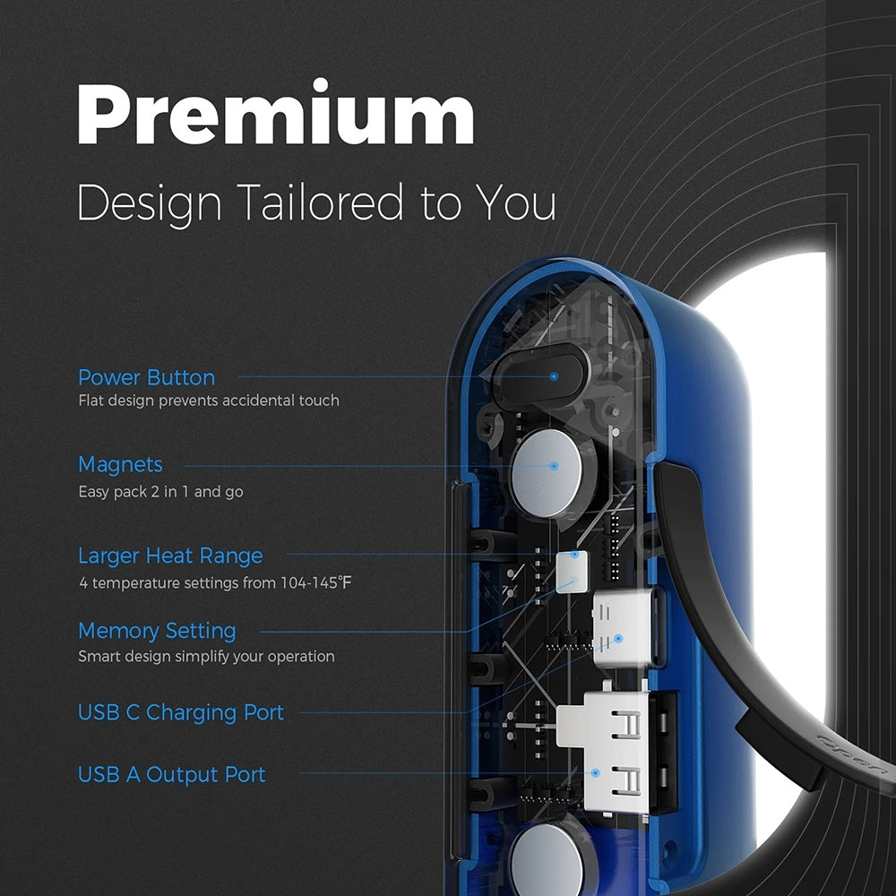 Θερμαντήρας Χεριών Ocoopa UT2s, Μπλε