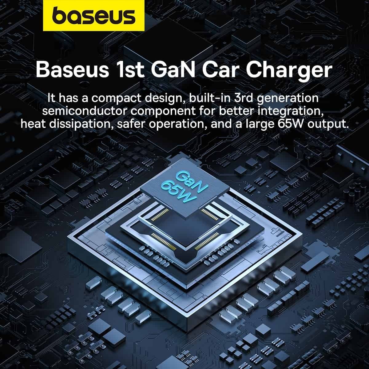 Φορτιστής Αυτοκινήτου Baseus Golden Contactor Pro, 65W, 3A, 1 x USB-A - 2 x USB-C, Γκρι C00035202841-00