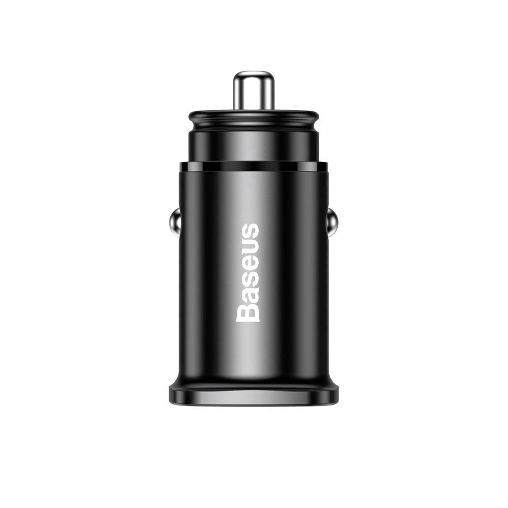 Φορτιστής αυτοκινήτου Baseus Square PPS, 30W, 5A, 1 x USB-A - 1 x USB-C, Μαύρο CCALL-AS01 