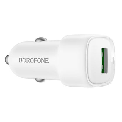 Φορτιστής Αυτοκινήτου Borofone BZ34 Cloud, 18W, 3A, 1 x USB-A, Λευκό