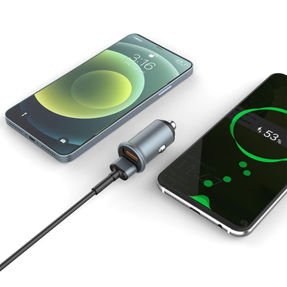 Φορτιστής Αυτοκινήτου ColorWay, 36W, 3A, 2 x USB-A, Γκρι