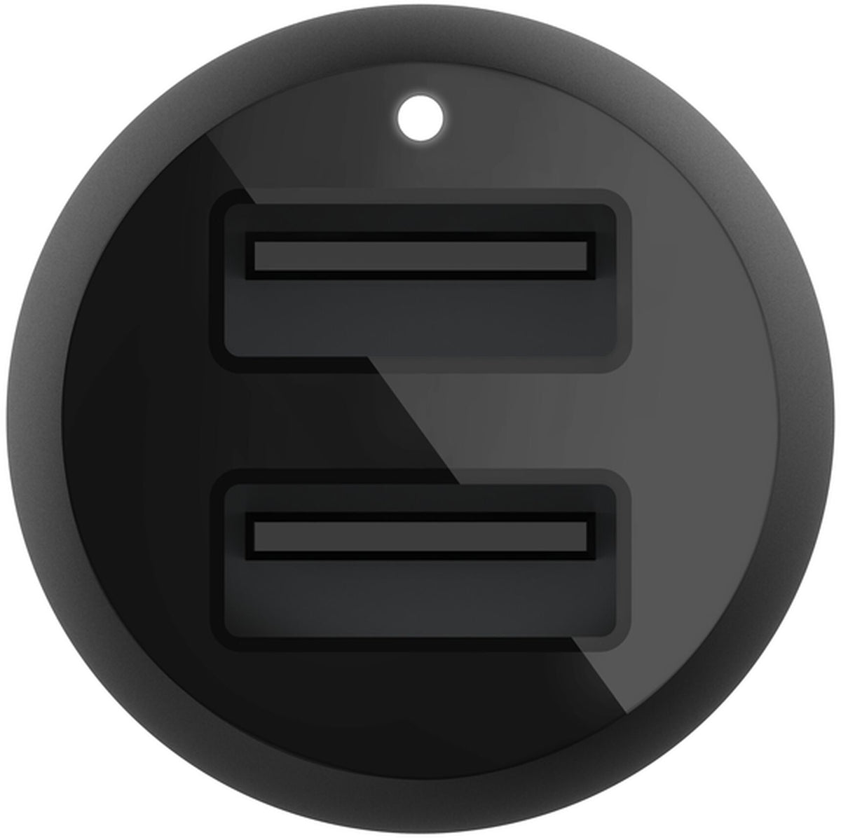 Φορτιστής Αυτοκινήτου με Καλώδιο USB-C Belkin BoostCharge Dual, 24W, 2.4A, 2 x USB-A, Μαύρο CCE001bt1MBK