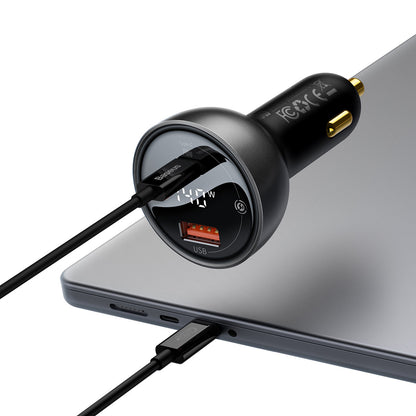Φορτιστής Αυτοκινήτου με Καλώδιο USB-C Baseus, 140W, 5A, 1 x USB-A - 1 x USB-C, Μαύρο CGZX070001