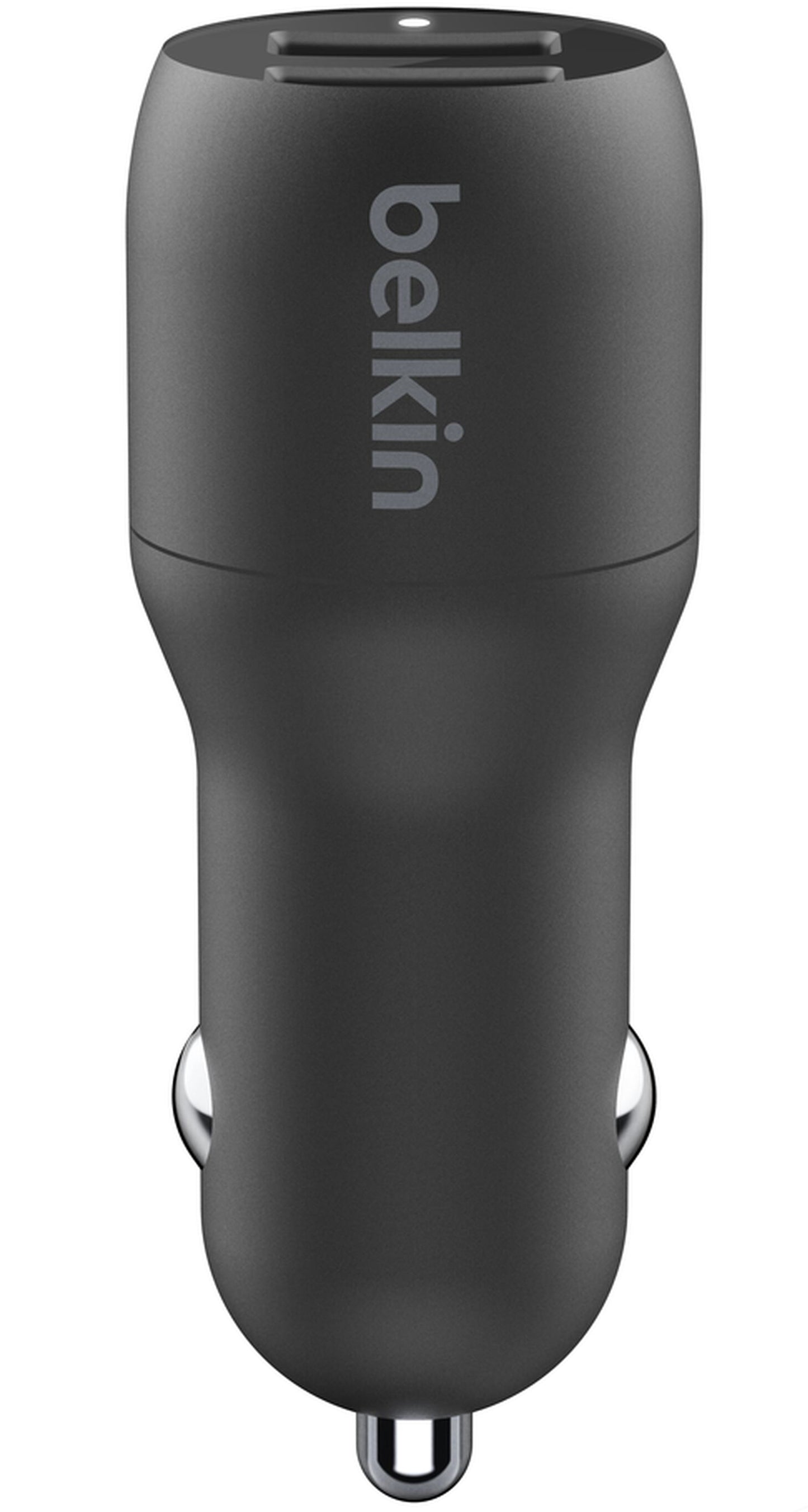 Φορτιστής Αυτοκινήτου με Καλώδιο Lightning Belkin BoostCharge Dual, 24W, 2.4A, 2 x USB-A, Μαύρο CCD001bt1MBK