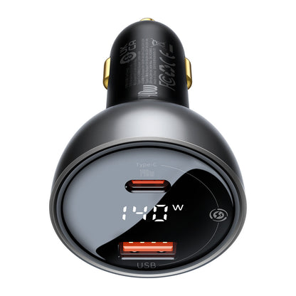 Φορτιστής Αυτοκινήτου με Καλώδιο USB-C Baseus, 140W, 5A, 1 x USB-A - 1 x USB-C, Μαύρο CGZX070001