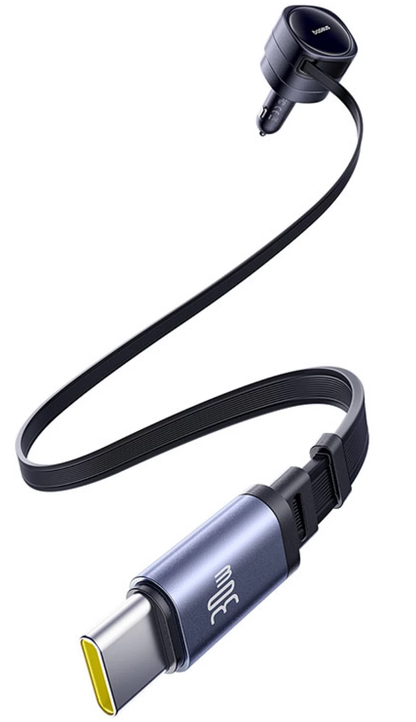 Φορτιστής Αυτοκινήτου με Καλώδιο USB-C Baseus Enjoyment Max, 60W, 3A, Μαύρο C00035507121-01