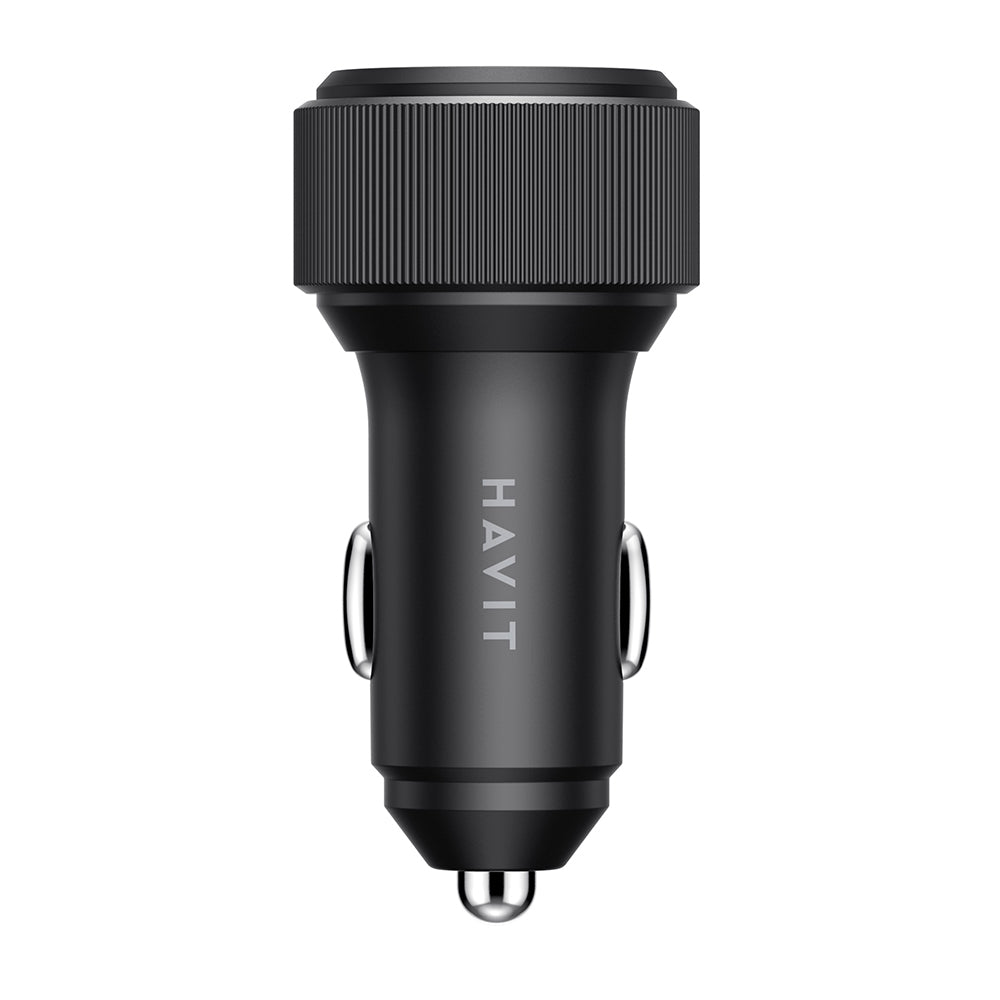 Φορτιστής Αυτοκινήτου HAVIT CC2014, 30W, 3A, 2 x USB-C, Μαύρο
