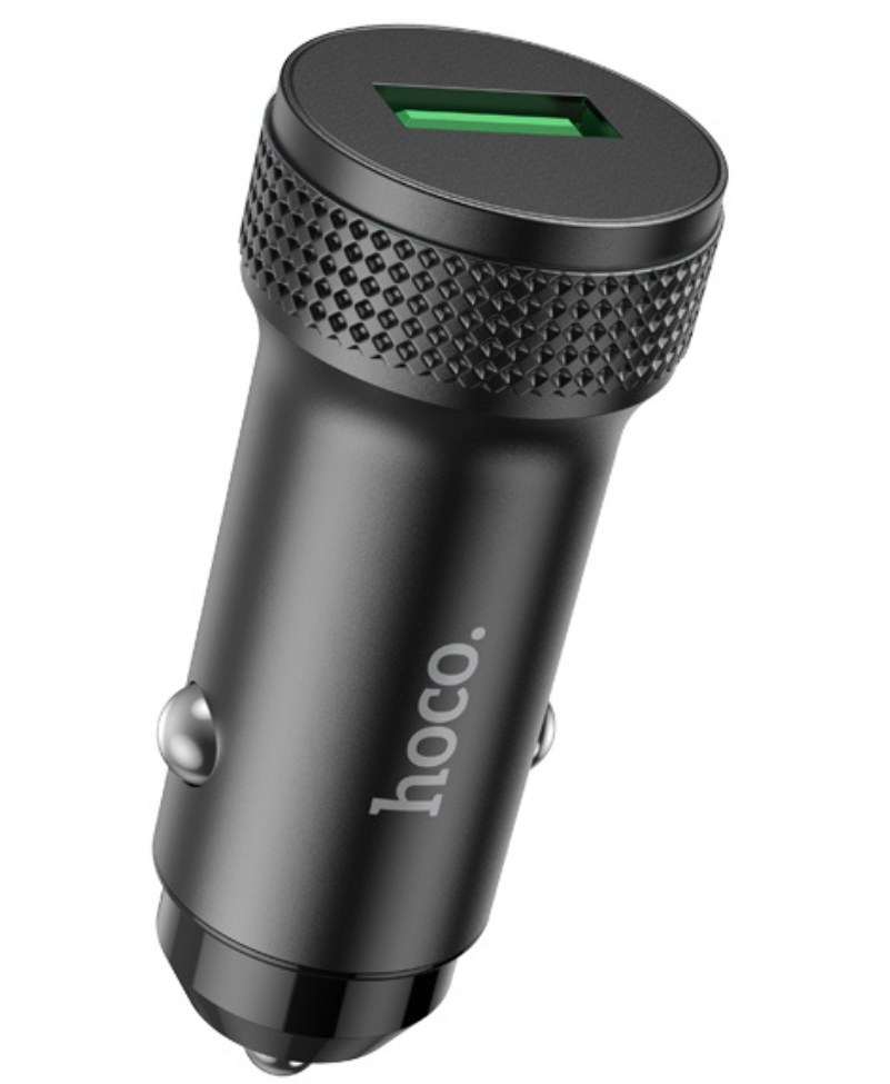 Φορτιστής Αυτοκινήτου HOCO Z49A, 18W, 3A, 1 x USB-A, Μαύρο