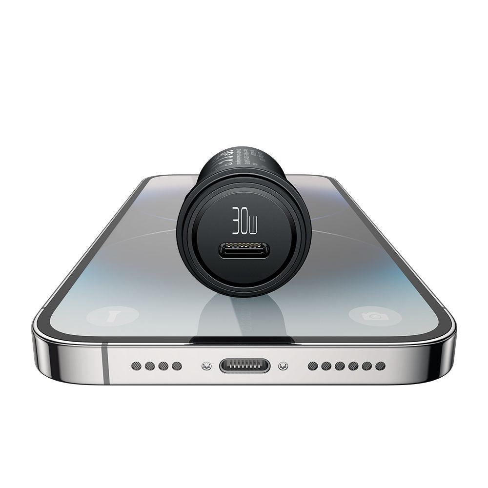 McDodo CC-7491 Obsidian Car Charger, 30W, 3A, 1 x USB-C, Black