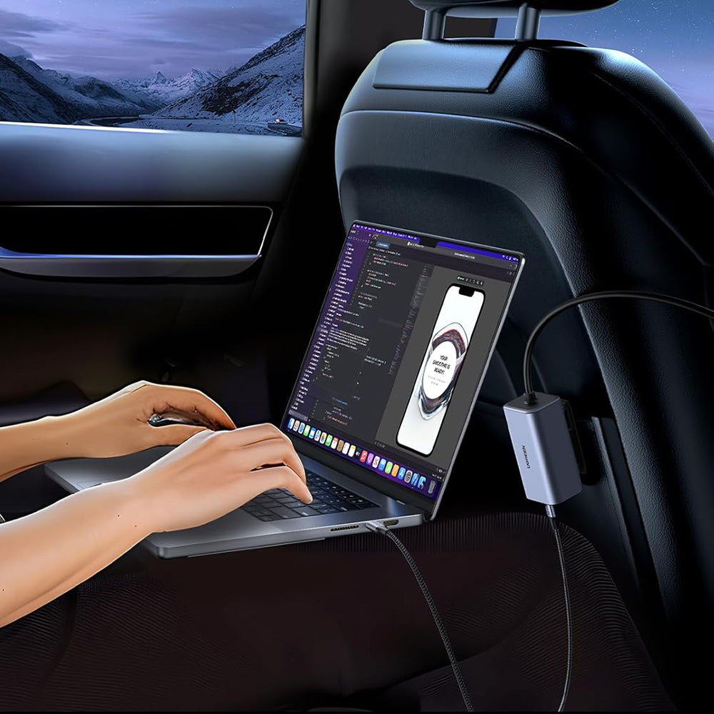 Φορτιστής Αυτοκινήτου UGREEN EC706, 150W, 5A, 1 x USB-A - 3 x USB-C, Μαύρο
