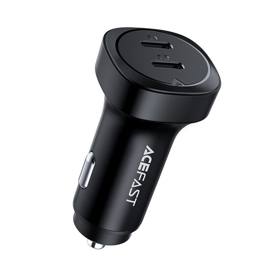 Acefast B2 Car Charger, 72W, 3A, 2 x USB-C, Black
