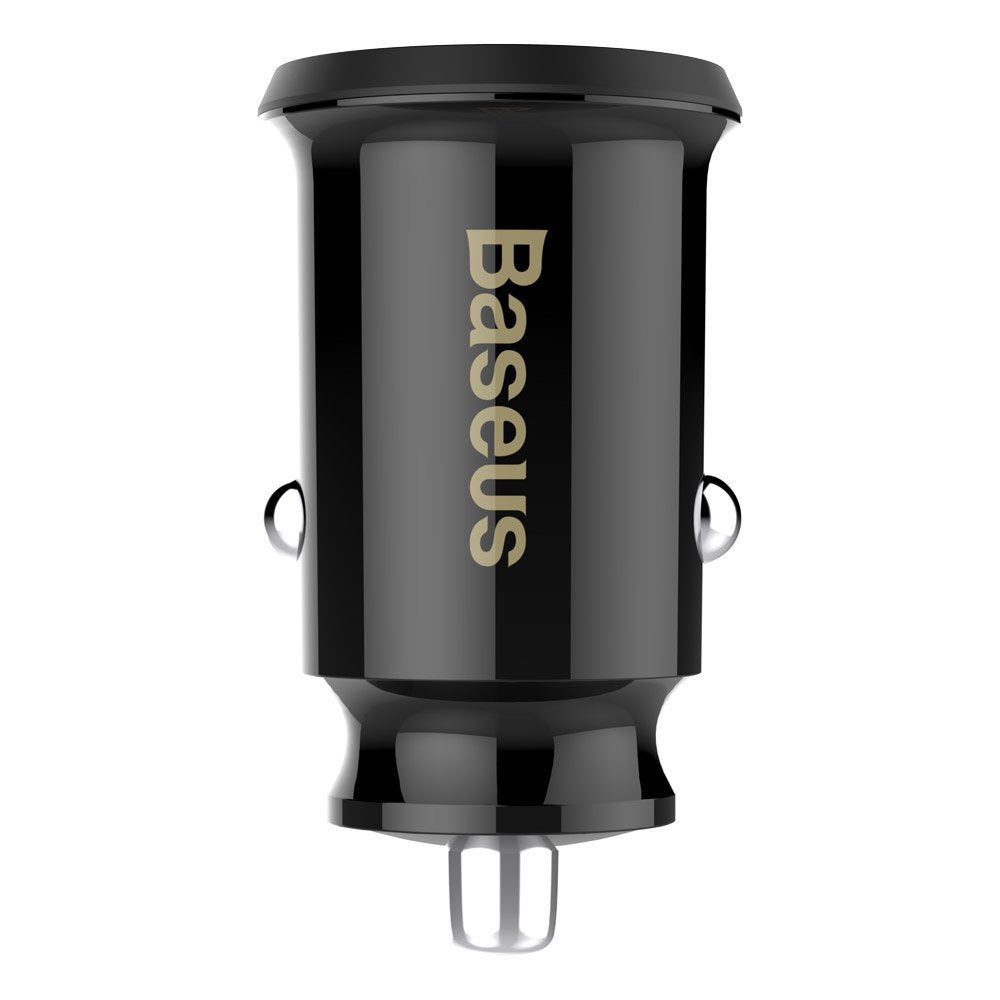 Φορτιστής αυτοκινήτου Baseus Grain, 10W, 2.4A, 2 x USB-A, Μαύρο CCALL-ML01