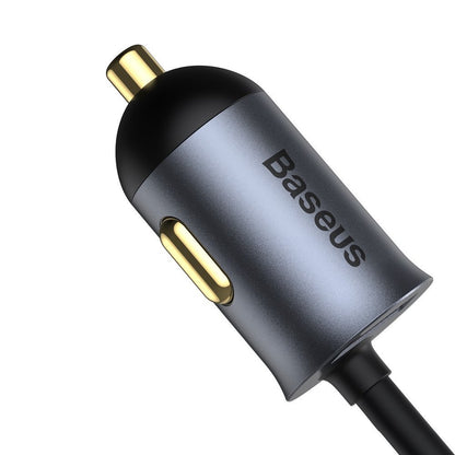 Φορτιστής αυτοκινήτου Baseus Share Together, 120W, 3A, 3 x USB-A - 1 x USB-C, γκρι CCBT-B0G