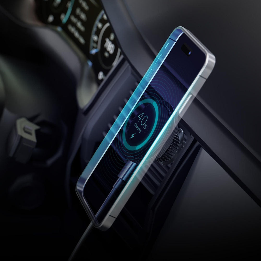 Ασύρματος Φορτιστής Αυτοκινήτου 3MK, 15W, 1.67A, Μαύρο