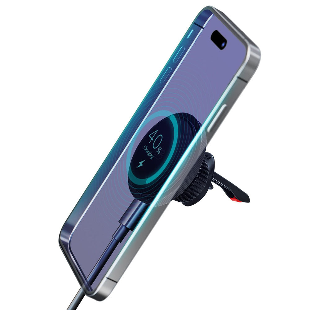 Ασύρματος Φορτιστής Αυτοκινήτου 3MK, 15W, 1.67A, Μαύρο