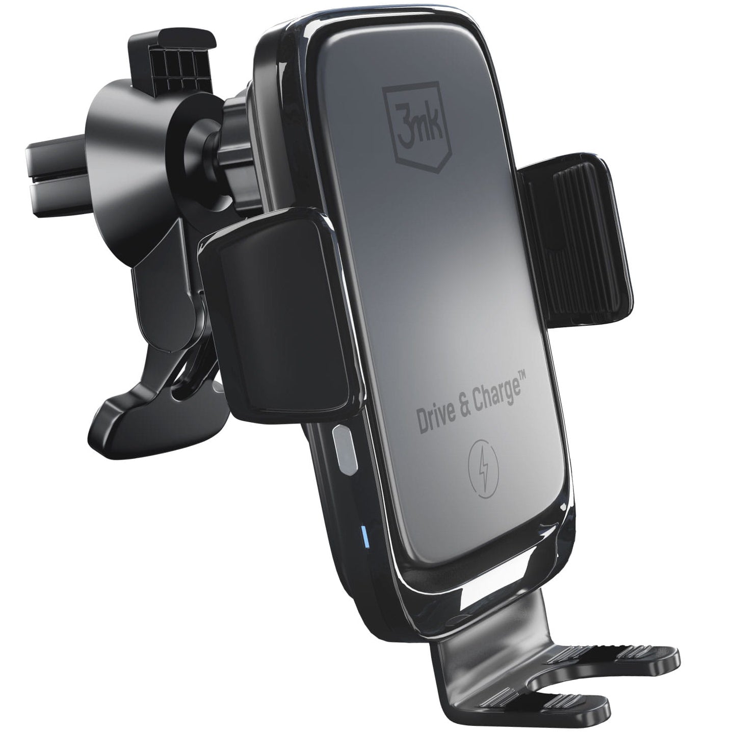 Ασύρματος Φορτιστής Αυτοκινήτου 3MK Drive&Charge, 15W, 1.67A, Μαύρο