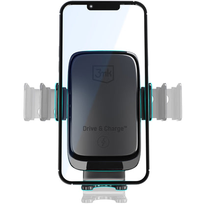 Ασύρματος Φορτιστής Αυτοκινήτου 3MK Drive&Charge, 15W, 1.67A, Μαύρο