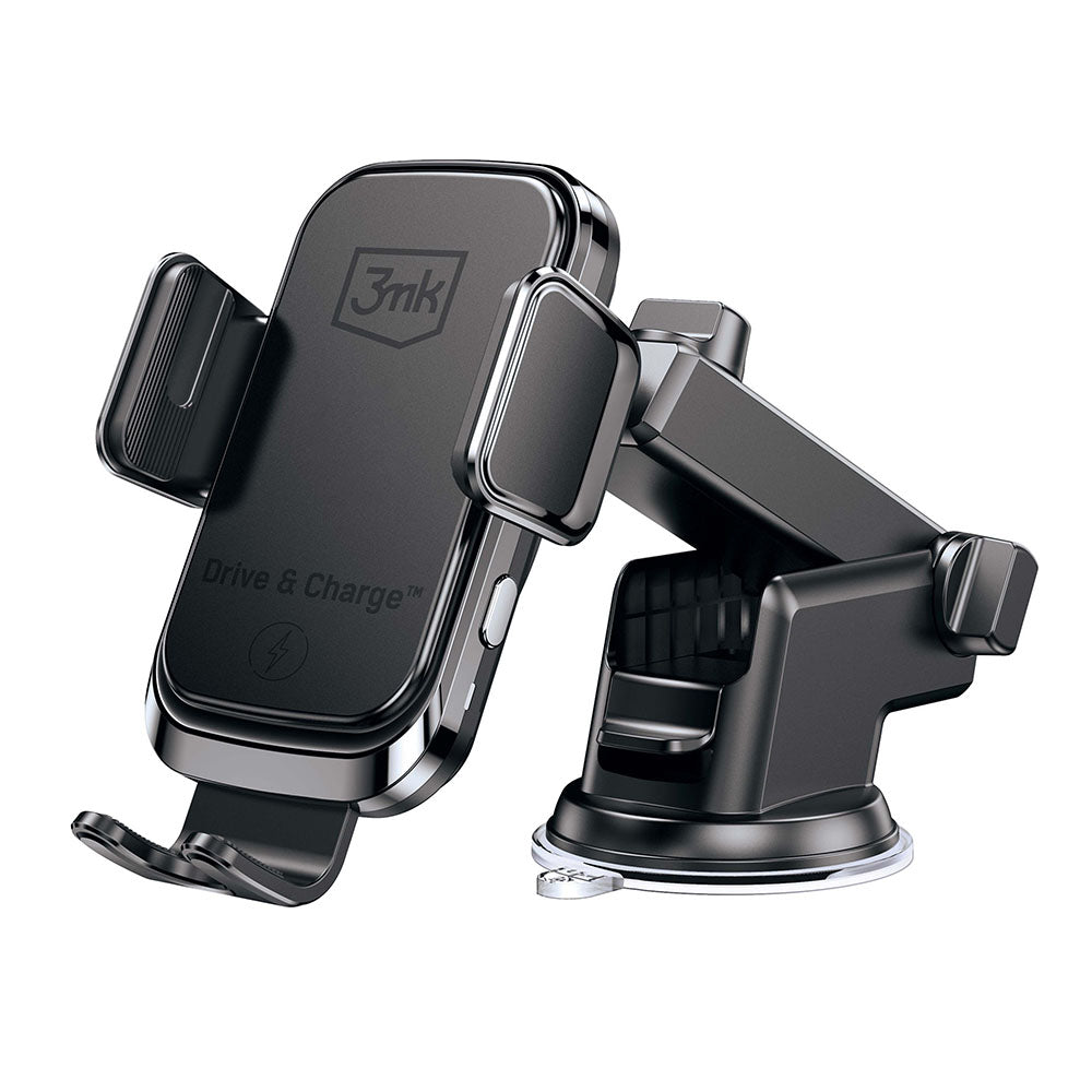 Ασύρματος Φορτιστής Αυτοκινήτου 3MK Drive&Charge, 15W, 1.67A, Μαύρο