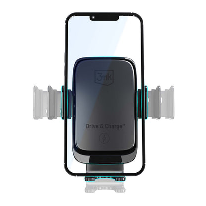Ασύρματος Φορτιστής Αυτοκινήτου 3MK Drive&Charge, 15W, 1.67A, Μαύρο