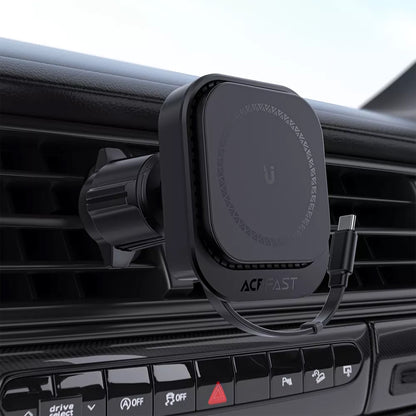 Ασύρματος Φορτιστής Αυτοκινήτου Acefast D32, 15W, 1.67A, Μαύρο