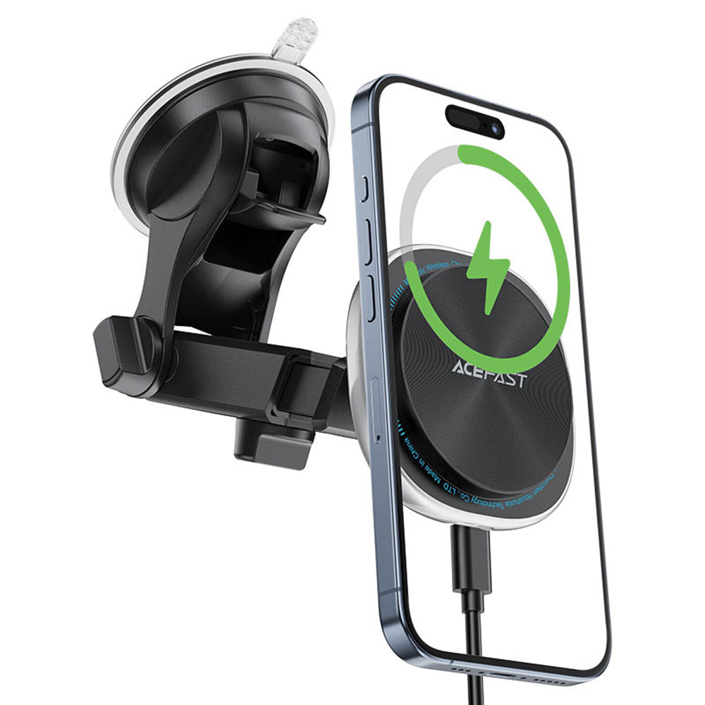 Acefast D42 Wireless Car Charger, 15W, 1.67A, Silver