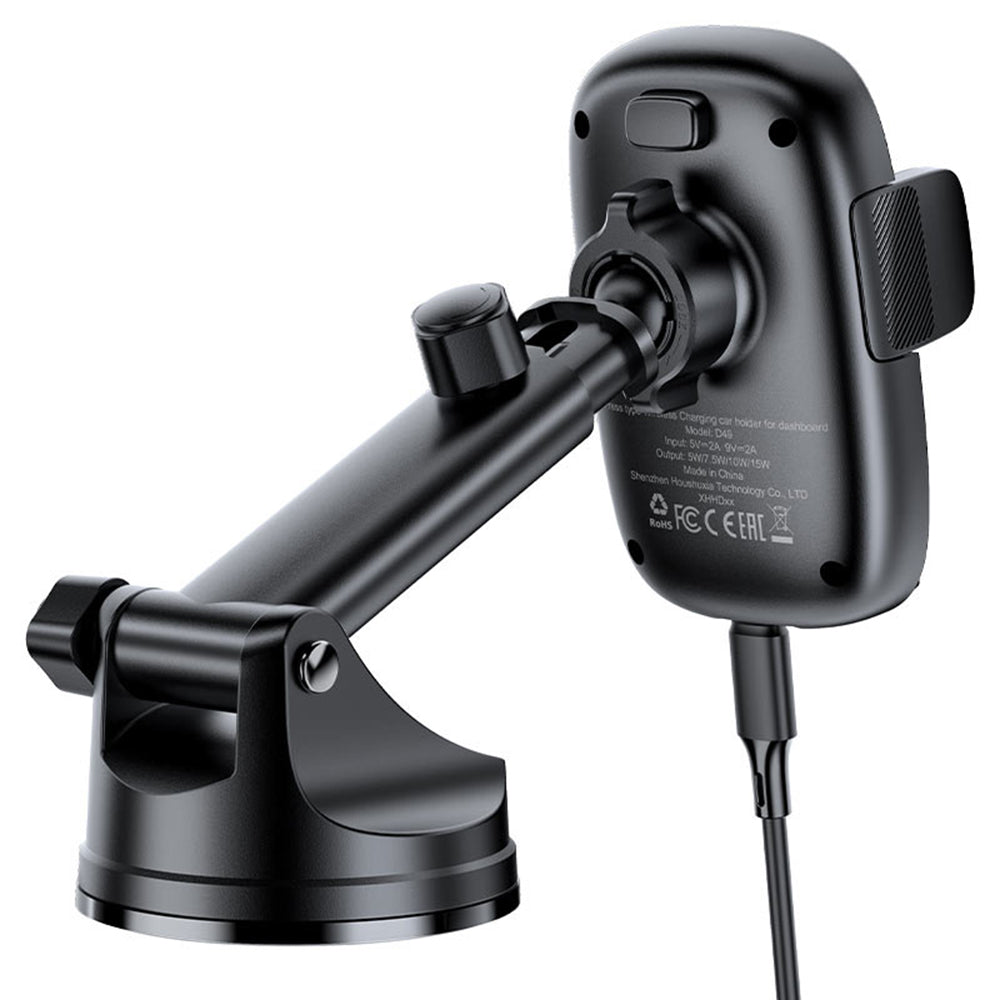 Acefast D49 Wireless Car Charger, 15W, 1.67A, Black