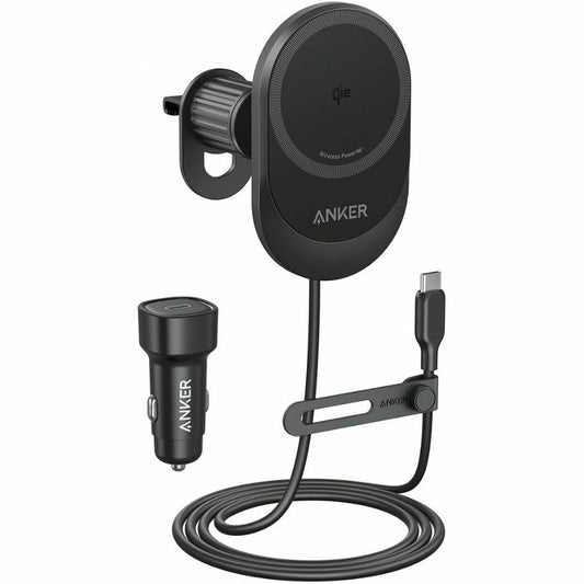 Φορτιστής Αυτοκινήτου Ασύρματος Anker MagGo, 15W, 1.67A, Μαύρο B2932G11