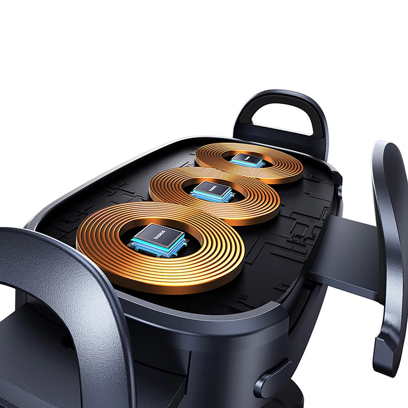 Φορτιστής Αυτοκινήτου Ασύρματος Baseus LightChaser, 15W, 1.67A, Μαύρο, Επανασυσκευασμένο C40355901111-00