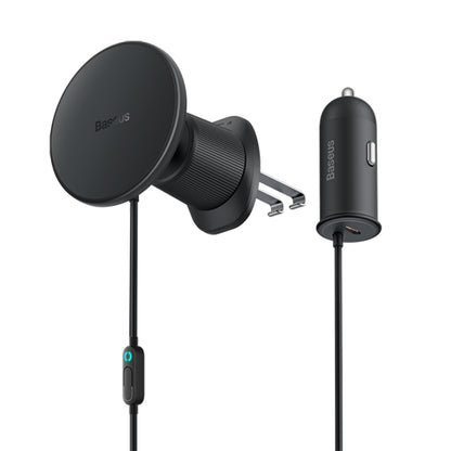 Ασύρματος Φορτιστής Αυτοκινήτου Baseus CW01, 15W, 1.67A, Μαύρος C0013A01