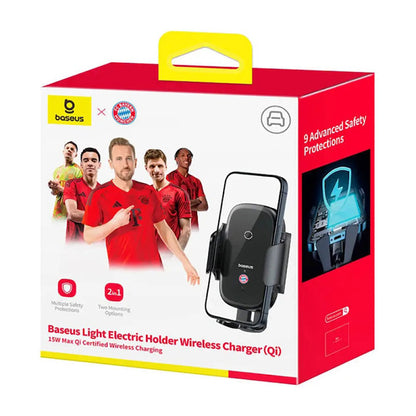 Ασύρματος Φορτιστής Αυτοκινήτου Baseus Light, 15W, 1.67A, Γκρι C40344000113-Z1