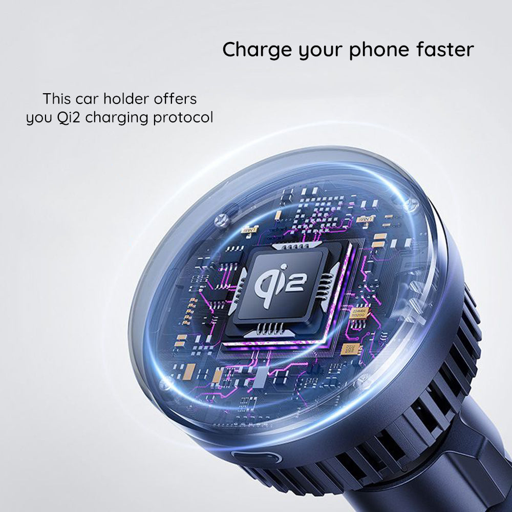 Ασύρματος Φορτιστής Αυτοκινήτου Baseus MagPro, 15W, 1.67A, Μαύρος C40164100121-01