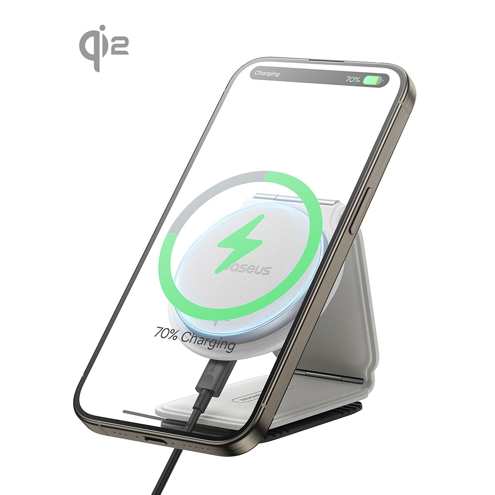 Ασύρματος Φορτιστής Αυτοκινήτου Baseus PrimeTrip C02, 15W, 1.67A, Ασημί C40169003211-00