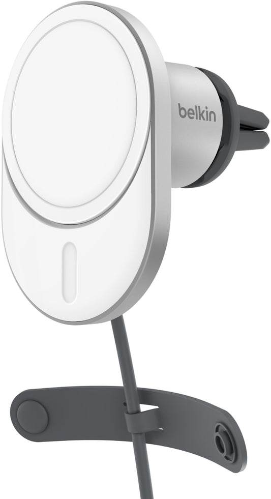 Ασύρματος Φορτιστής Αυτοκινήτου Belkin BoostCharge Pro, 15W, 1.67A, Λευκός WIC008btGR-V2