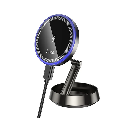 Ασύρματος Φορτιστής Αυτοκινήτου HOCO HW33, 15W, 1.67A, Γκρι