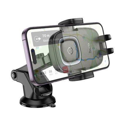 Ασύρματος Φορτιστής Αυτοκινήτου HOCO HW32, 15W, 1.67A, Μαύρο