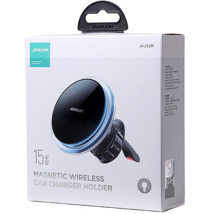 Ασύρματος Φορτιστής Αυτοκινήτου Joyroom JR-ZS291, 15W, 1.67A, Ασημί