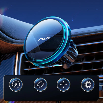 Ασύρματος Φορτιστής Αυτοκινήτου Joyroom JR-ZS291, 15W, 1.67A, Ασημί