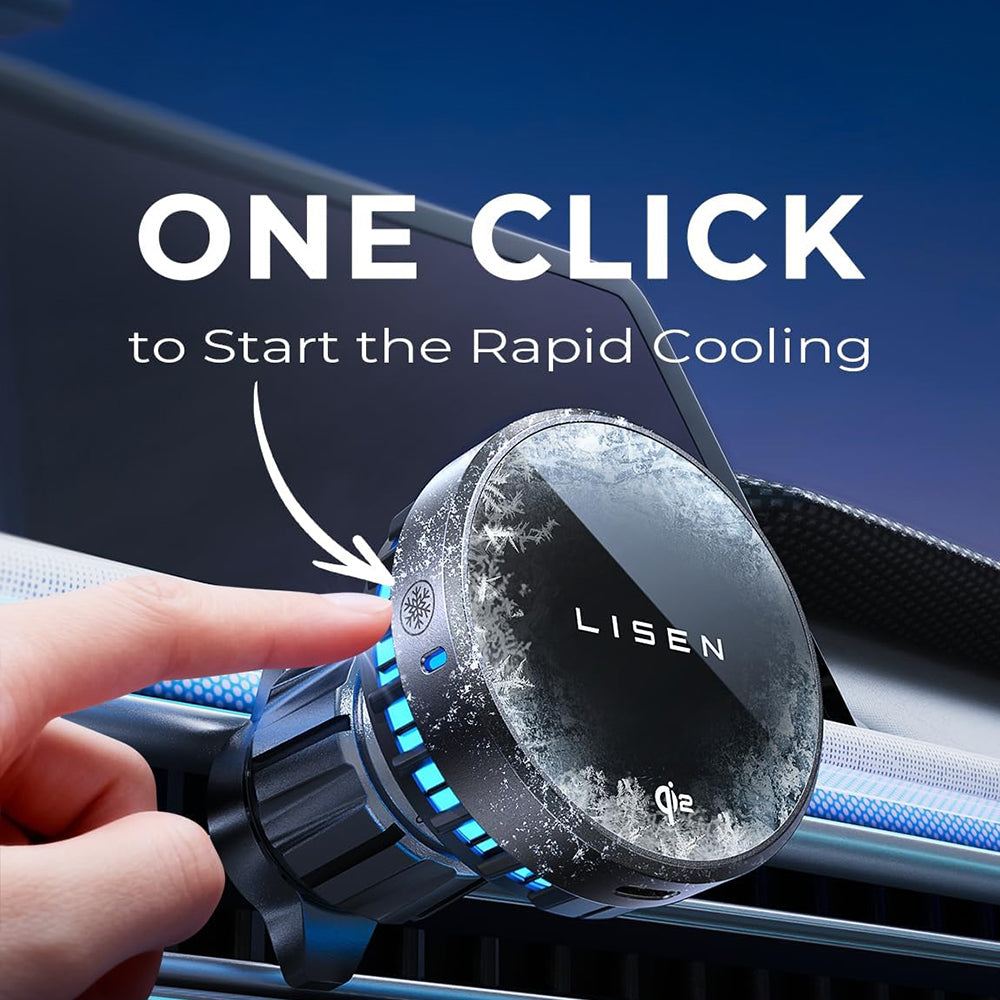 Ασύρματος Φορτιστής Αυτοκινήτου Lisen W701, 15W, 1.67A, Μαύρο YL0224060042