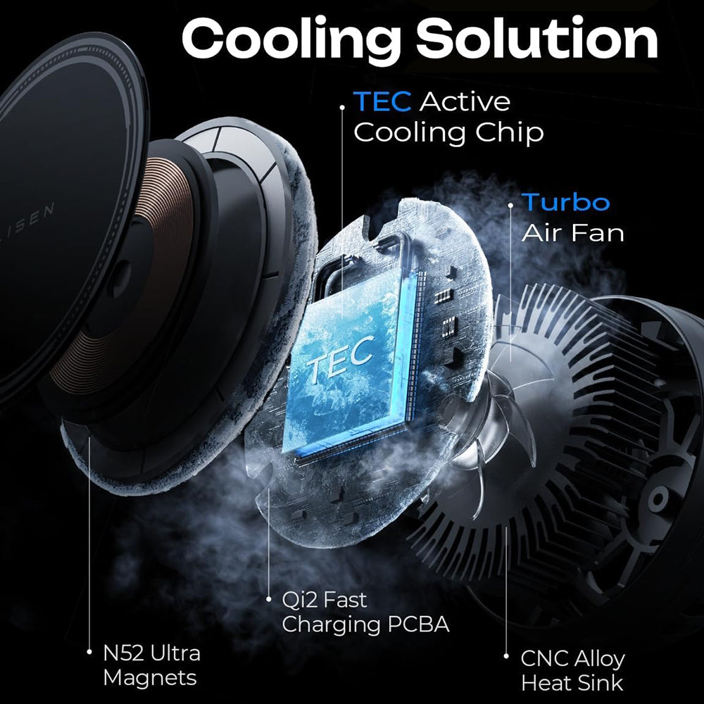 Ασύρματος Φορτιστής Αυτοκινήτου Lisen W701, 15W, 1.67A, Μαύρο YL0224060042