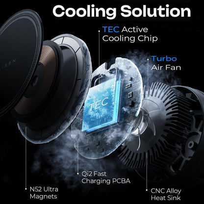 Ασύρματος Φορτιστής Αυτοκινήτου Lisen W701, 15W, 1.67A, Μαύρο YL0224060042