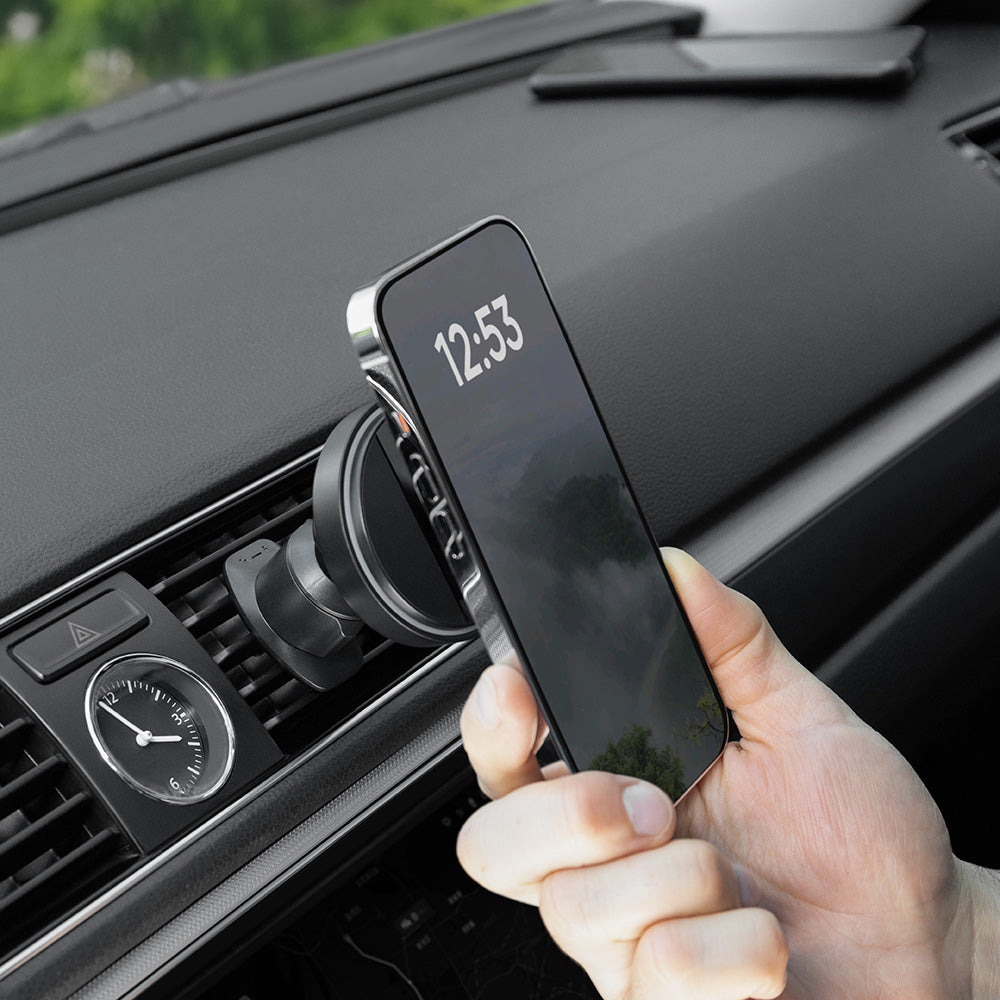 Ασύρματος Φορτιστής Αυτοκινήτου Proove Light Circle, 15W, 1.67A, Γκρι WHLC15010002