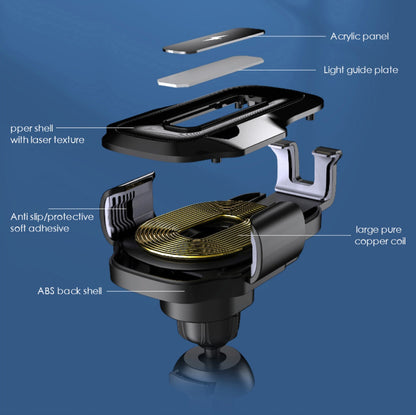 Φορτιστής Αυτοκινήτου Ασύρματος Sendem W33, 15W, 1.67A, Μαύρο