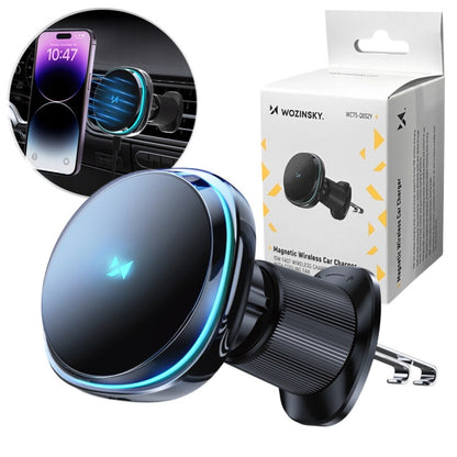 Wireless Car Charger WZK WCT5-Q6S2Y, 15W, 1.67A, Black