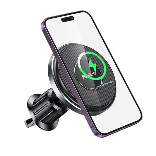 Yesido C190 Wireless Car Charger, 15W, 1.67A, Black