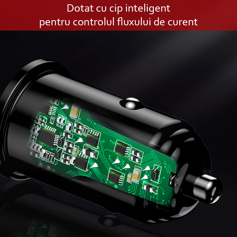 Φορτιστής Αυτοκινήτου Yesido Y38, 18W, 3A, 1 x USB-A, Μαύρο