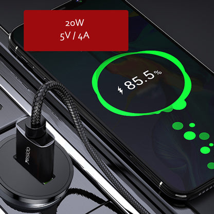 Φορτιστής Αυτοκινήτου Yesido Y38, 18W, 3A, 1 x USB-A, Μαύρο