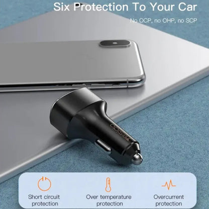 Φορτιστής Αυτοκινήτου Yesido Y46, 42W, 3A, 3 x USB-A, Μαύρο