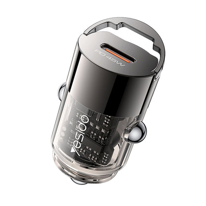 Φορτιστής Αυτοκινήτου Yesido Y67, 45W, 3A, 1 x USB-C, Μαύρο